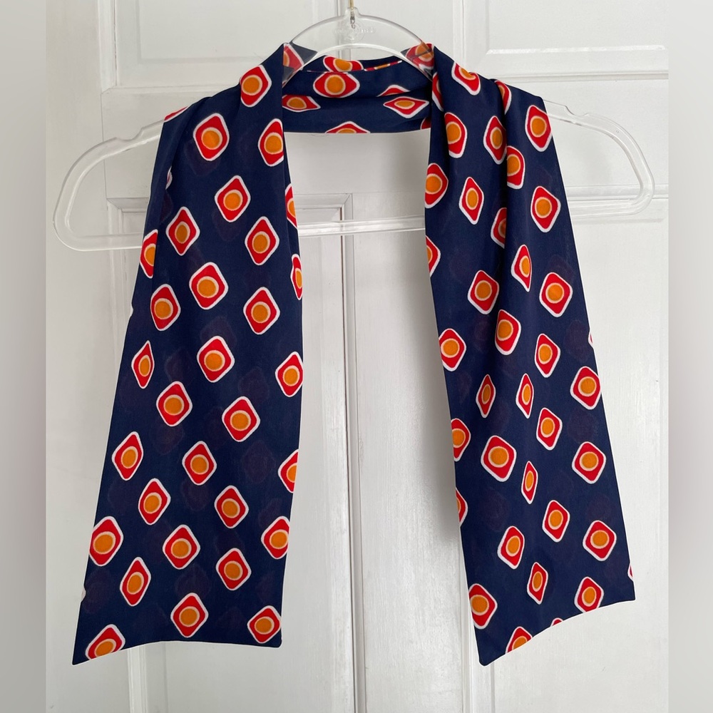 Bold Geometric Knit scarf 1970’s